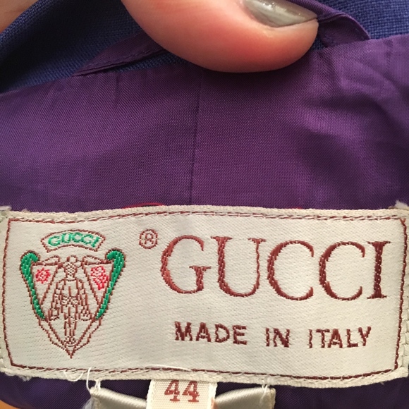 RARE NWOT Vintage oversized Gucci Linen Blazer - Picture 6 of 6